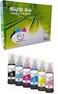 108 Compatible Ink Set For L8050 70 ml Multipack Black, Cyan, Yellow, Magenta, Light cyan, light magenta