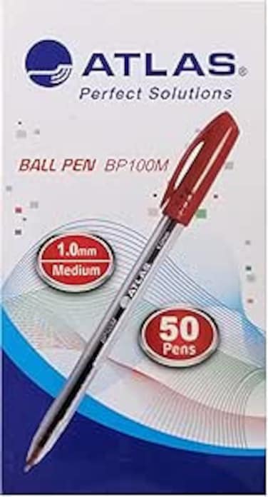 Atlas Ball Pen 1.0mm Medium BX=50 Green