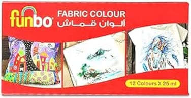 FUNBO 12-Piece Acrylic Colour Set 12x25 ml