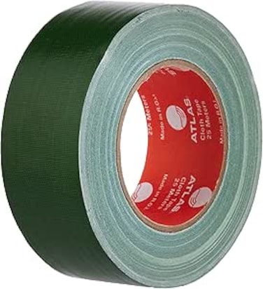 Atlas Cloth Tape 2"X25M (50Mm) Black, Green