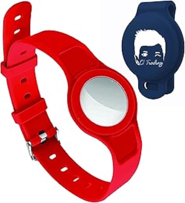 2 PCS Dog/Cat Collar with Inbuilt Air Tag compartment+Air Tag Holder for Bags, Key Rings, Pet Collars; Anti Lost GPS Tracker Case and Pet Collar, Waterproof and Anti-Scratch Pet Collar &amp; AirTag Holder