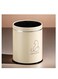Kitchen Trash Can, 16L Bathroom Waste Bin, Large Capacity Home Office Dustbin, Round Rubbish Container, Waste Paper Basket, Plastic Garbage Can for Bedroom Living Room