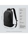 Mobcos Back Pack Black 8228 Elite Laptop Backpack with USB Charging Port &ndash; Waterproof Anti-Theft Business Travel Backpack for Men &amp; Women, Slim Oxford Material Bag Work &amp; College