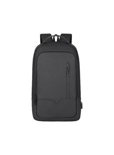 Mobcos Back Pack Black 8228 Elite Laptop Backpack with USB Charging Port &ndash; Waterproof Anti-Theft Business Travel Backpack for Men &amp; Women, Slim Oxford Material Bag Work &amp; College