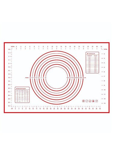 Thickened Kneading Mat with Scale 60x40cm