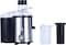 Sonashi Juice Extractor With 2 Speeds - 1.6L Capacity, 500ml Juicer Cup, Whole Fruit Juice Extractor, Power Juicer Machine for Fresh Juices, Motor Overheat Protection, 800W, SPJ-501N, Black/Silver
