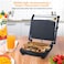 Sonashi 2000W Contact Grill SGT-854 - 4 Slice Press Grill &amp; Sandwich Maker With Dual Indicator, Temperature Control, Removable Drip Tray, Kitchen Appliance