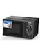 Sonashi 20L Microwave Oven - 245Mm Turntable Glass Tray With Defrost Setting, Manual Control Oven With Pull Handle Door And 6 Power Levels 20 L 700 W SMO-920 Black