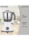 Sonashi Multipurpose Electric Coffee Bean Grinder - Premium 0.8L Stainless Steel Jar, Over Heat Protection Motor with 3 Speed Modes 0.8 L 350 W SCG-4006 White/Silver/Gray