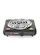 Sonashi Single Spiral Hot Plate - with Adjustable Temperature Control and Overheat Protection for Cooking Convenience, Featured with Auto Thermostat and ON/OFF Indicator Light 1500 W SHP-609CN Black