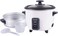 Sonashi 1.8L Rice Cooker With Steamer SRC-318 - Tempered Glass Lid, Cool Touch Handle, Non-Stick Coating &amp; Automatic Shut Off Function, Kitchen Appliance
