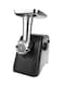 Sonashi Meat Grinder - Electric Meat Grinder with 3 Cutting Plates, Reverse Function, Stainless Steel Blade, Comes with Large Capacity Metal Hopper 2800 W SMG-021N Silver/Black