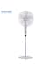 Sonashi 16 Inch Stand Fan With 3 Speeds, Low Noise Motor With Oscillation Function, Height Adjustable Design With 5 Transparent Blades SF-8026S White