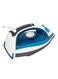 Sonashi Electric Steam Iron with Ceramic Soleplate/Anti-Drip/Anti-Calc/Auto Shut-Off/LED Display and Self-Clean Function, 100% Active Steam Holes - Scratch-Resistant 2400 W SI-5075C Deep Blue/White