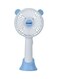 Sonashi 4 Inch Rechargeable Mini Fan With 2 Speeds, Handheld And Portable Design, Continuous Working Of 1.5 Hours(High), 3 Hours(Low), 5V Usb Charge SRF-004 Blue/White