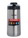 Sonashi 1.5L Vacuum Flask For Hot And Cold Beverages High Quality Stainless Steel Body with Double Wall Insulation Unbreakable Flasks with Big Mouth SVF-1500 Silver/Black 1.5Liters