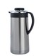 Sonashi 1.5L Vacuum Flask For Hot And Cold Beverages High Quality Stainless Steel Body with Double Wall Insulation Unbreakable Flasks with Big Mouth SVF-1500 Silver/Black 1.5Liters