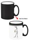 Color Changing Heat Sensitive Ceramic Mug, Image Revealed When HOT Liquid is Added! rabbit (2)