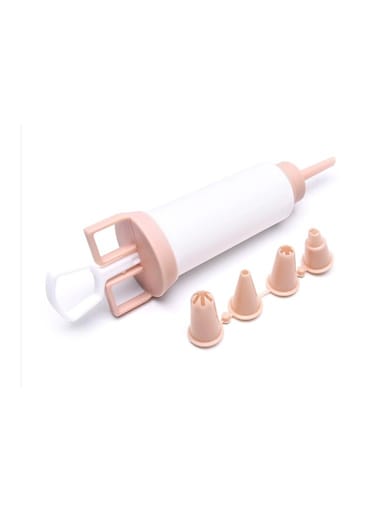 Injector Set; Cream Injector Set; Piping Nozzle Set for Baking; Piping Bag Nozzles for Cupc, Donuts, Cookies, Pastries, with 5 Nozzles