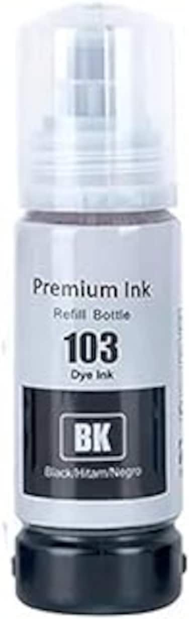 103 Black Premium Compatible Refill Ink for Epsn Tank L3150 L1110 L5190 L3100 L3252 Printer