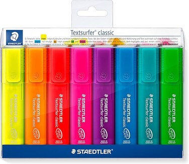 STAEDTLER Textsurfer Classic Highlighters (STAEDTLER) (Pack Of 8)