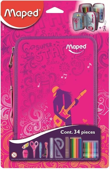 Maped Girly Stationery Kit (Multicolor)
