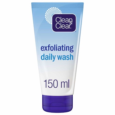 Clean &amp; Clear Exfoliating Daily Wash, oil-free, smooth skin, 150ml