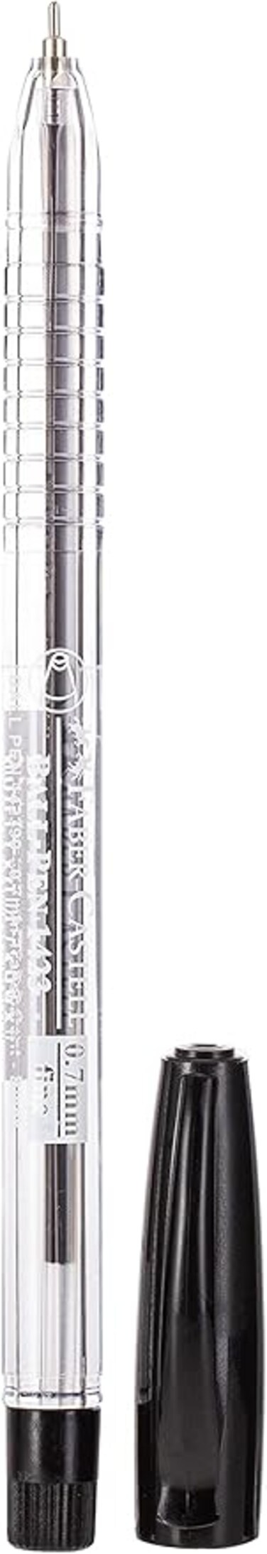 FABER-CASTELL 1423 BALL PEN 0.7MM BOX OF 50PC BLACK