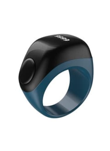 Zikr Flex Smart Ring Tasbih Counting With 3 Compatible Sizes 18mm, 20mm and 22mm - Blue