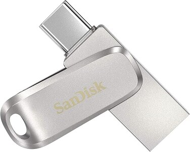 SanDisk Ultra 512GB Dual Drive Luxe Type-C upto 400MB/s USB 3.2 Gen 1-SDDDC4-512G-G46