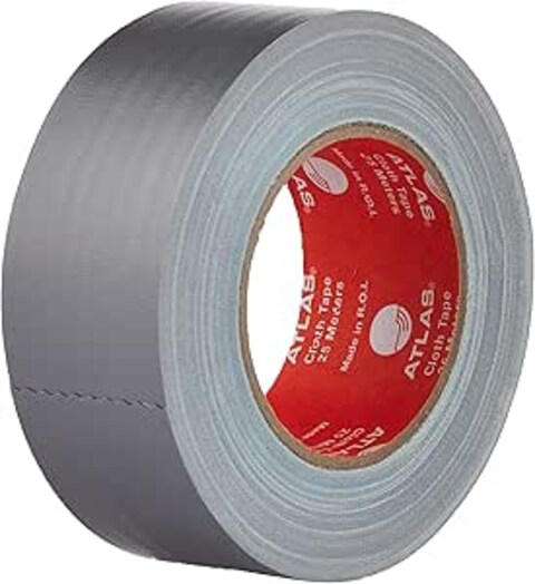 Atlas Cloth Tape 2&quot;X25M (50Mm) Silvr