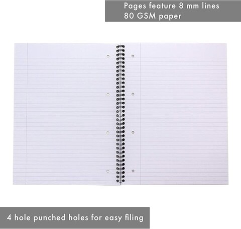 Pukka Pad Jm018 Metallic Wirebound Jotta Notebook, A4 Size - Green