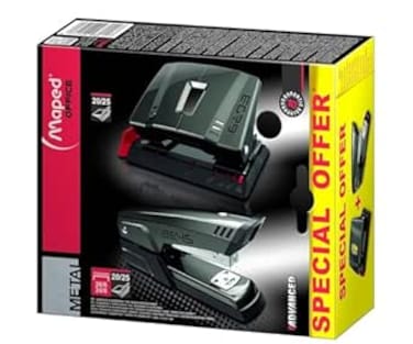 Maped Essentials Set Pegboardable Box, Pack of 2 (Black)