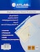 Atlas Glas Clr Pokt PP 50m A4 Bx=100, AS-F32418, Perforated Pouch