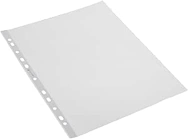 Atlas Glas Clr Pokt PP 50m A4 Bx=100, AS-F32418, Perforated Pouch