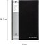 Pukka Pad Black Linen Casebound A4 Pad &ndash; Pack of 5 Hardback Notebooks with 192 Pages of 90GSM Paper with 8mm Lines and Margin &ndash; 29.7 x 21cm, Black