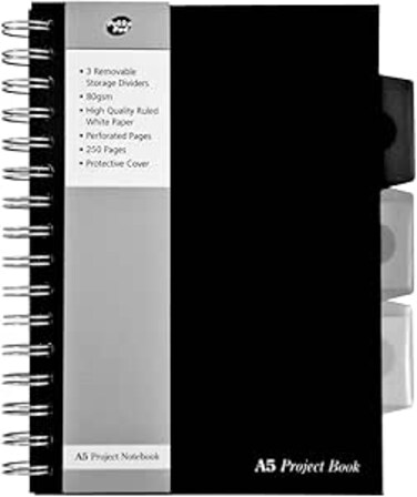 Pukka Pad, Black Project Book A5