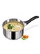 Pro-Cook Tea Pan 18 cm (2.3 Litre) &acirc;&euro;&ldquo; Stainless Steel Saucepan with Sandwich Bottom, Induction &amp; Gas Compatible, Ideal for Tea, Milk &amp; Boiling, Easy Grip Handle Silver