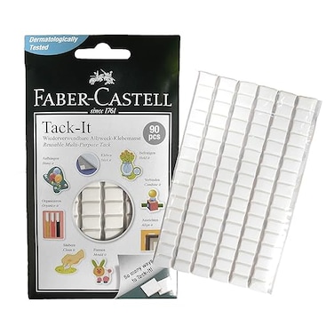 Faber-Castell Adhesive Tack-It 90 pcs 50g white