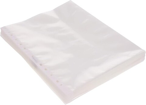 Atlas A4 Glass Clear Pocket Protector - Box-80 Micron 100 Pieces