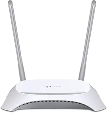 300Mbps 3G/4G Wireless N Router - With 2 Detachable Antennas White