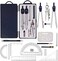 Drawing Tools &amp; Kits 16 Pcs Geometry Set Drafting Supplies Compass for Geometry Protractor for School Protractor and Compass Erasing Shield Ruler Blue Geometry Box