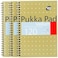 Pukka Pad 836893 Notebook Wirebound Perforated Ruled 120pp 80gsm A5 Vellum Ref VJM/2 [Pack of 3]