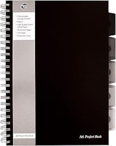 Pukka Pad, Black Project Book A4