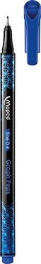Maped 749050 Graph'Peps Felt-Tip Pens Fine Point 0.4 Mm Durable Tip Writing Comfort Pack Of 10 Colours