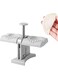 YU WELL Automatic Dumpling Maker, Household Double Head Dumpling Maker, Dumpling Making Mold Dumpling Making Tool Kitchen Gadgets Simple Fast Operation (1, Manual)