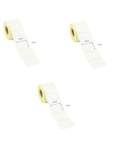 Thermal Transfer Labels 38mm x 25mm (PACK OF 3)
