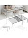 conobo Expandable Storage Rack, Set of 2 Kitchen Countertop Organizer Shelf, Cabinet Shelf Organizers Storage Rack Space Riser, Pantry Cupboard Shelf Home Organization and Storage (A)