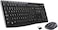 Logitech MK270 Wireless Keyboard and Mouse Combo for Windows, 2.4 GHz Wireless, Compact Wireless Mouse, 8 Multimedia and Shortcut Keys, 2-Year Battery Life, PC/Laptop, English/Arabic