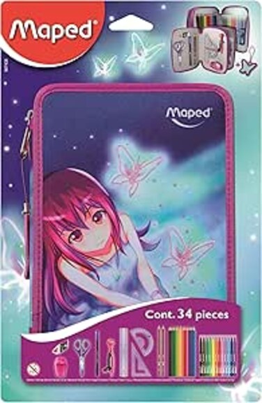 Maped Butterfly Stationery Kit (Multicolor)